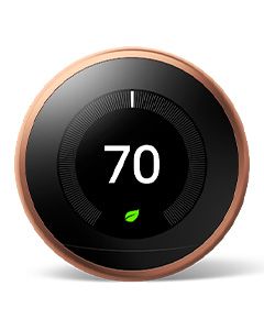 Google Nest Learning Thermostat (Brass)